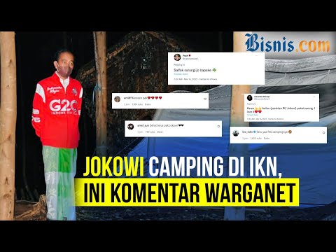 Camping di IKN, Presiden Jokowi Bagikan Pengalamannya di Instagram