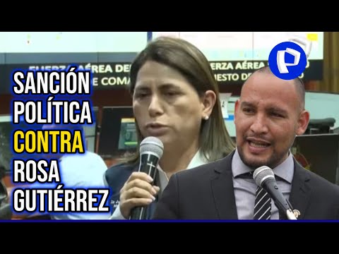 Alejandro Muñante: El Congreso está preparando una sanción política contra Rosa Gutiérrez