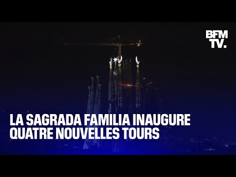 Espagne: quatre nouvelles tours de la Sagrada Familia de Barcelone inaugurées