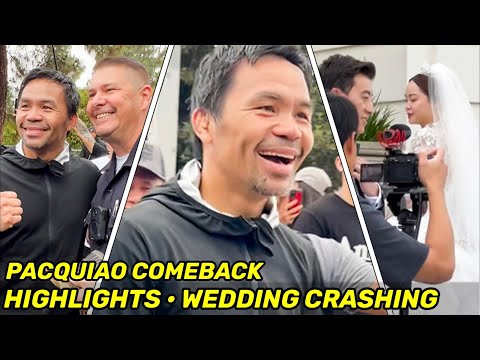 HIGHLIGHTS | Manny Pacquiao COMEBACK DAY 34 • WEDDING CRASHING RUN & FAN APPRECIATION