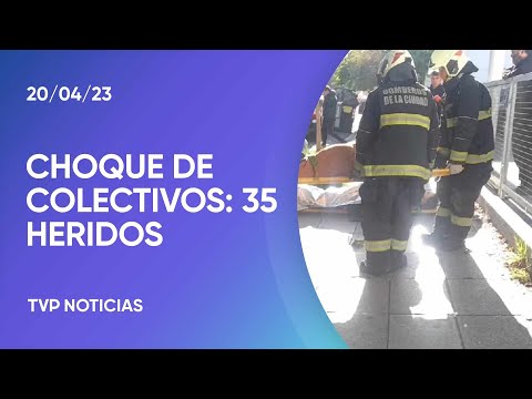 Choque de colectivos en Flores: al menos 35 heridos, 12 de gravedad