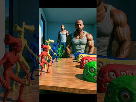 Franklin, Colrful Train Eater Vs Siren Head in Indian Bike Driving 3d #shortsfeed #harshtatsuya