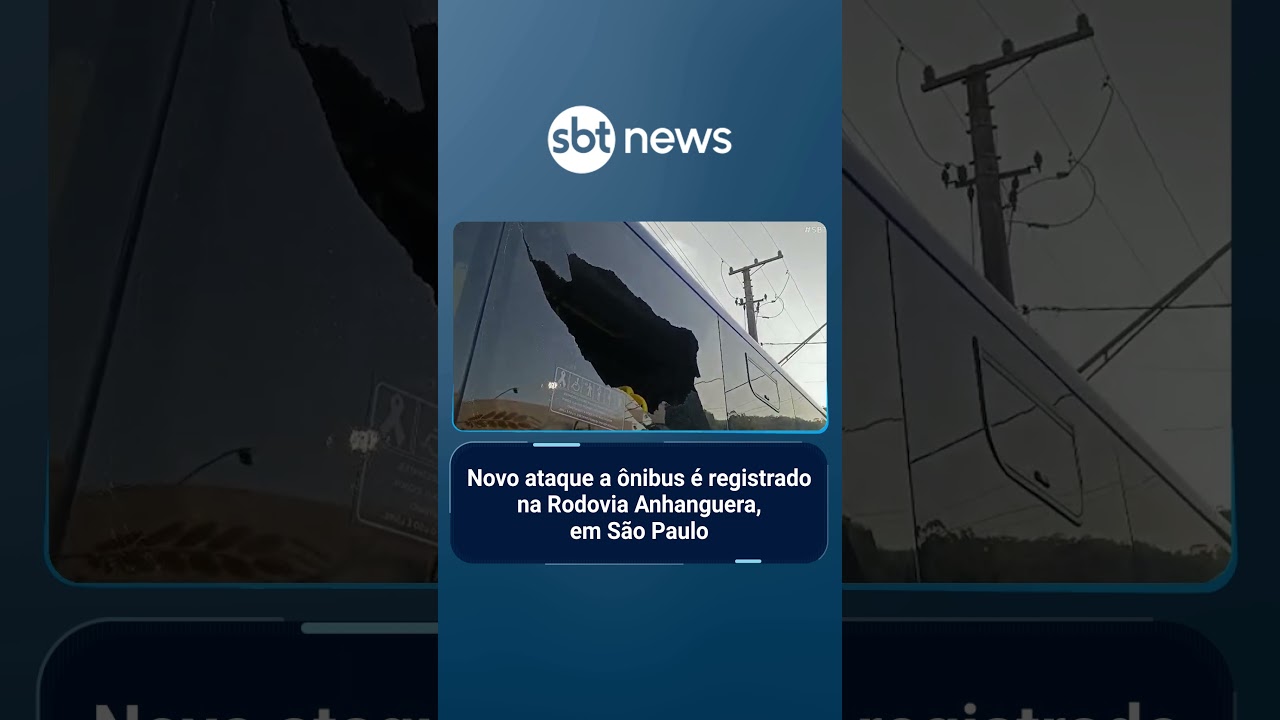 Novo ataque a ônibus é registrado na Rodovia Anhanguera em São Paulo | SBTBrasil
