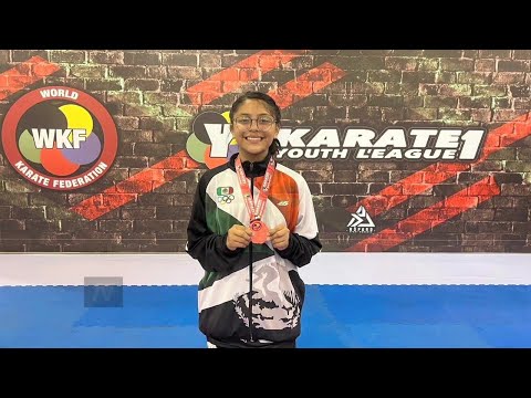 Karatekas potosinos obtienen medallas en la Liga Mundial Juvenil