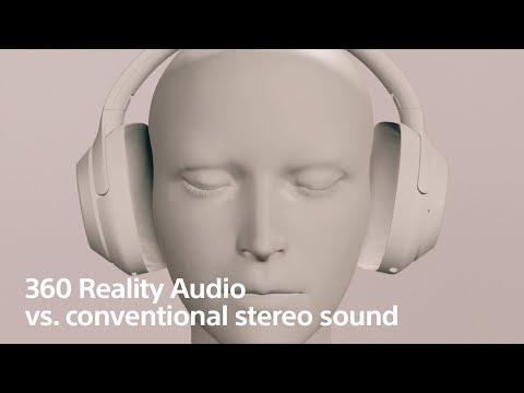 360 Reality Audio vs. conventional stereo audio​