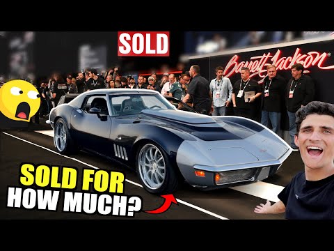 Barrett Jackson Auction: JR Garage's Corvette Sale & Spectacular Bids