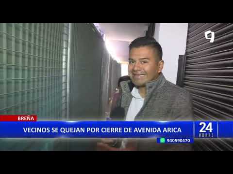 Breña: negocios perjudicados tras cierre de avenida Arica por obras del Metro de Lima