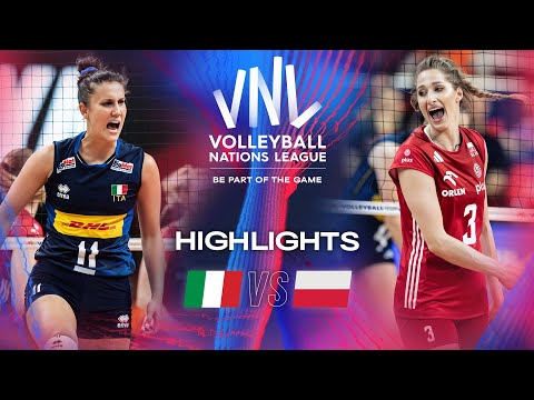 🇮🇹 ITA vs. 🇵🇱 POL - Highlights | Week 1 | Women's VNL 2024