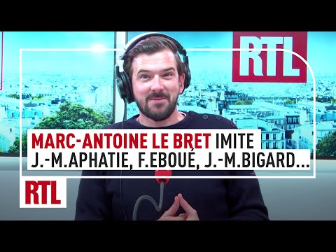 Marc-Antoine Le Bret imite Jean-Michel Aphatie, Fabrice Eboué, Kylian Mbappé, Renaud...
