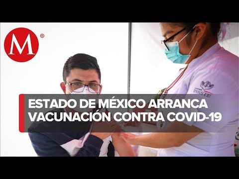 Inicia aplicación de vacuna contra covid 19 en hospitales del Estado de México