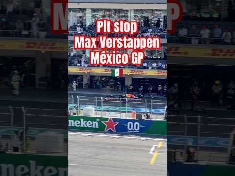 Pit stop Red Bull, Max Verstappen en el GP de México 2025 #f1 #maxverstappen #formula1 #pitstops