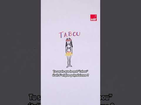 Tabou, un mot d'origine polynésienne shorts