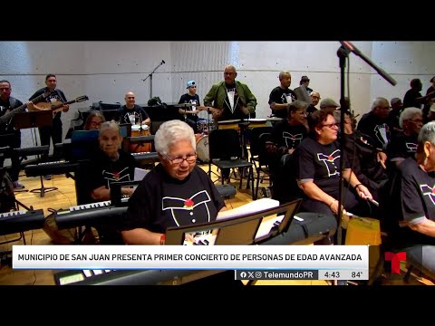 Nunca es tarde: adultos mayores ofrecen su primer concierto en San Juan