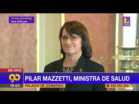 Pilar Mazzetti regreso? al Ministerio de Salud