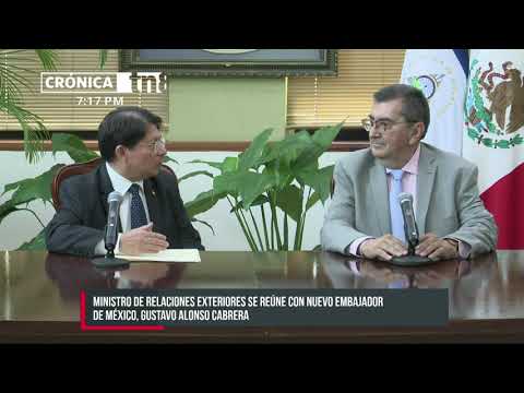 Nuevo embajador de México presenta copias de estilos en Cancillería de Nicaragua