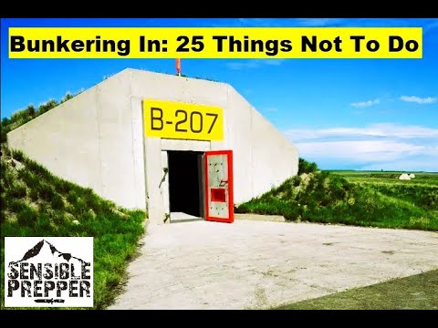 Bunkering In: 25 Things Not To Do!