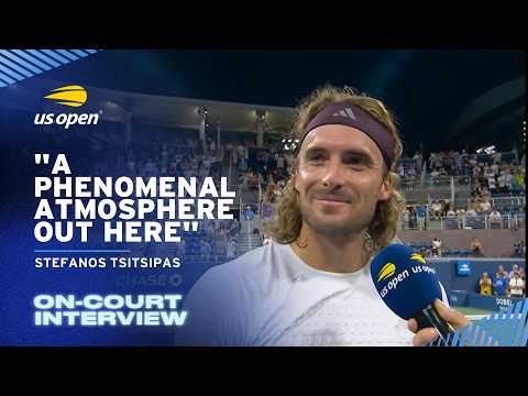 Stefanos Tsitsipas On-Court Interview | 2026 US Open Round 3