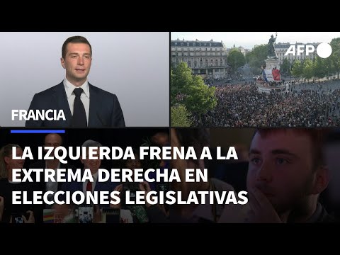 La izquierda frena a la extrema derecha en las elecciones legislativas en Francia | AFP