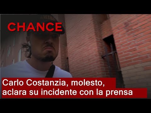 Carlo Costanzia, molesto, aclara su incidente con la prensa y un yogurt en la casa de Alejandra