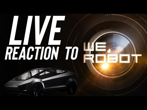 LIVE Reaction to Tesla CyberCab Event