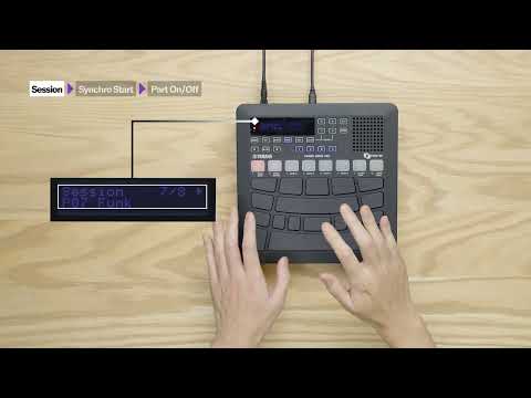 Yamaha FGDP-50 – Manual Video #5 1. Session 2. Synchro Start 3. Part On/Off 4. Click