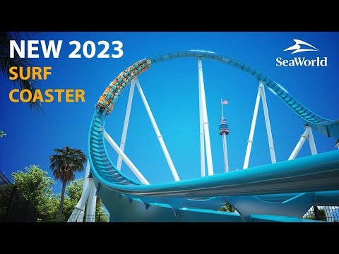 NEW Surf Coaster Coming to SeaWorld Orlando in 2023 - Coaster Teaser Released by SeaWorld Orlando