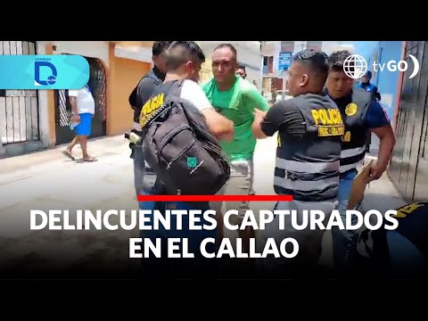 Delincuentes capturados en el Callao | Domingo al Día | Perú
