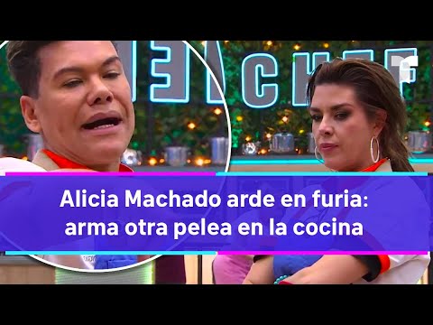 Top Chef VIP | Alicia Machado arde en furia: arma otra pelea en la cocina