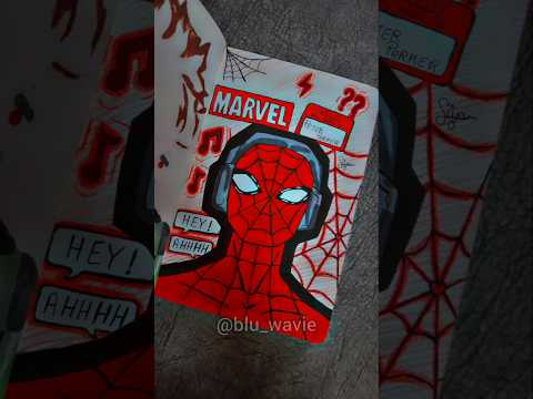 Spiderman❤🕸🕷 #drawing #art #tutorial #shorts #viral #trending #spiderman #marvel #fypシ #peterparker