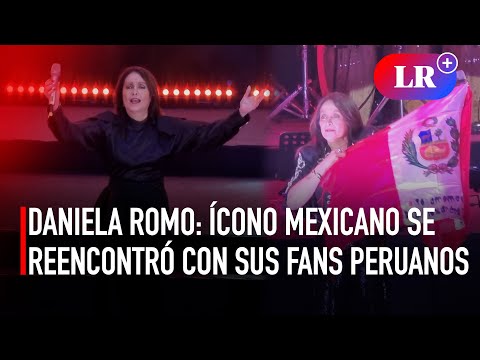 Daniela Romo: ícono mexicano se reencontró con sus fans peruanos después de 40 años I #LR
