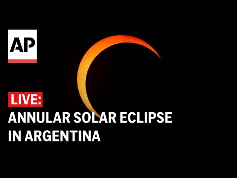 EN VIVO: El paso del eclipse 'anillo de fuego' desde Argentina