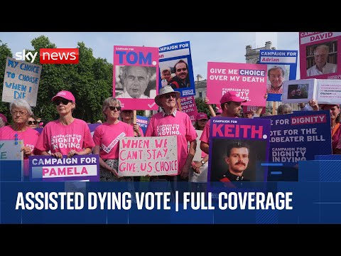 MPs to debate and vote on the assisted dying bill | Sky News coverage