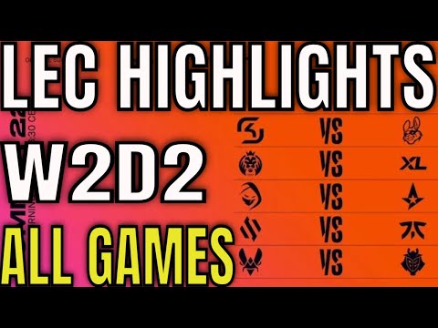 LEC Highlights ALL GAMES W2D2 Summer 2022 | Week 2 Day 2