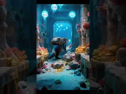Seal Finds the Hidden Treasure Deep in the Ruins 💰🦭🏛️ #Shorts
