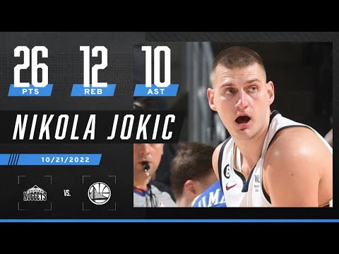 Nikola Jokic drops triple-double as Nuggets top Warriors video clip