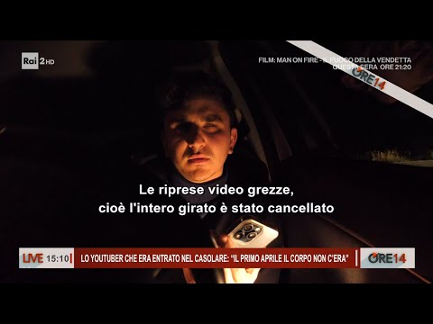 Lo youtuber che era entrato nel casolare: "Il primo aprile non c'era" - Ore 14 del 06/02/2024