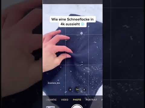 Wie Schneeflocken in 4k aussehen 🤯