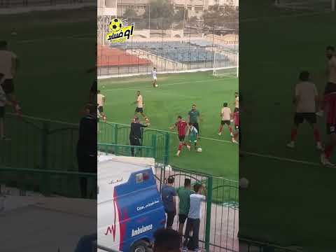 فرحة لاعبي الداخلية بالهدف الاول في شباك السكة الحديد