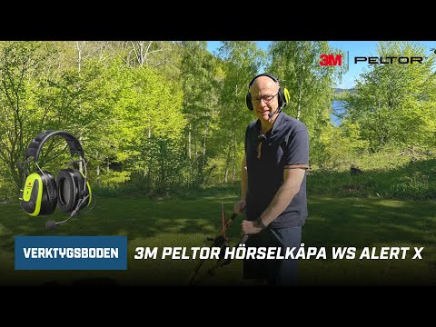 Lars tipsar om 3M Peltor Hörselkåpa WS ALERT X - nytt hos oss på Verktygsboden!