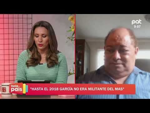“Hasta el 2018 ÉL García no era militante del MAS”.