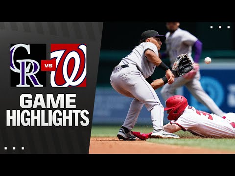 Rockies vs. Nationals Game Highlights (6/19/25) | MLB Highlights