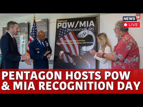 Pentagon Hosts POW and MIA Recognition Day | US News LIVE | National POW/MIA Recognition Day | N18G