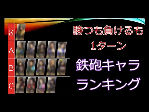 【新信長の野望】鉄砲キャラ　ランキング【攻略】