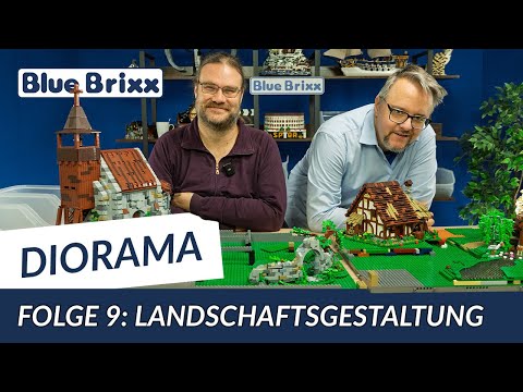 Wir bauen ein Mittelalter-Diorama - Folge 9: Landschaftsgestaltung im Umfeld der Gebäude!