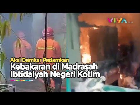 Kebakaran Hanguskan Kantin di Madrasah Ibtidaiyah Negeri Kotim