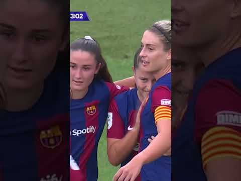 La pisadita de tacón de Alexia Putellas para regalarle el gol a Claudia Pina… ¡PURO CAVIAR!