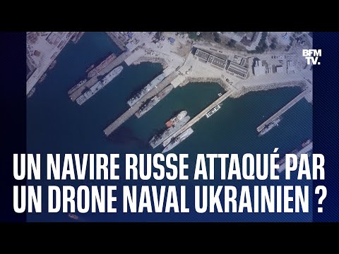 L'Ukraine revendique avoir attaqué un navire russe avec un drone naval