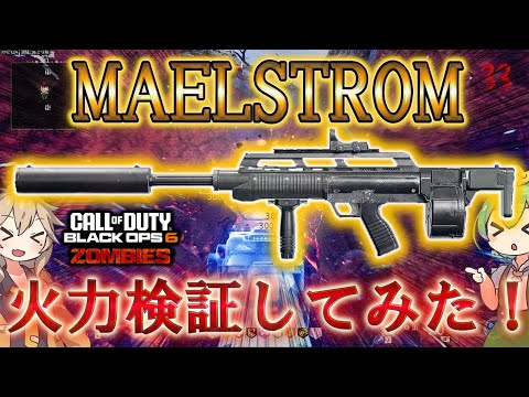 【シタデル デ モール】「MAELSTROM 火力検証してみた！」【ゾンビ】【情報共有】Call of Duty®:Black Ops 6【Citadelle Des Morts】【BO6】