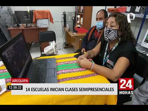 Arequipa: inician clases semipresenciales en 14 escuelas rurales