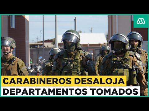 Carabineros desaloja departamentos tomados en San Pedro de la Paz